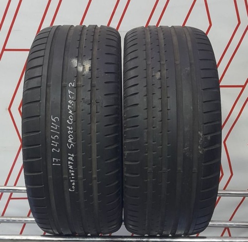 Шины Continental ContiSportContact 2 245/45 R17 -- б/у 5