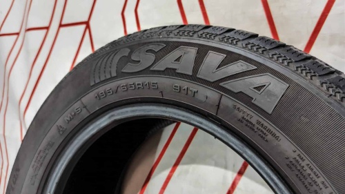 Шины Sava Eskimo S3+ 195/65 R15 -- б/у 5